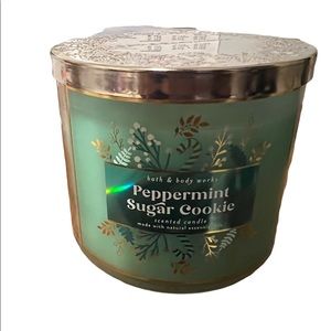 Bath and Body Works Candle. Peppermint Sugar Cookie.